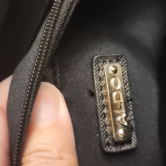 Aldo black tote bag. Top zipper - Picture 5 of 7